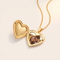 Thumbnail for Love Heart Photo Locket Necklace