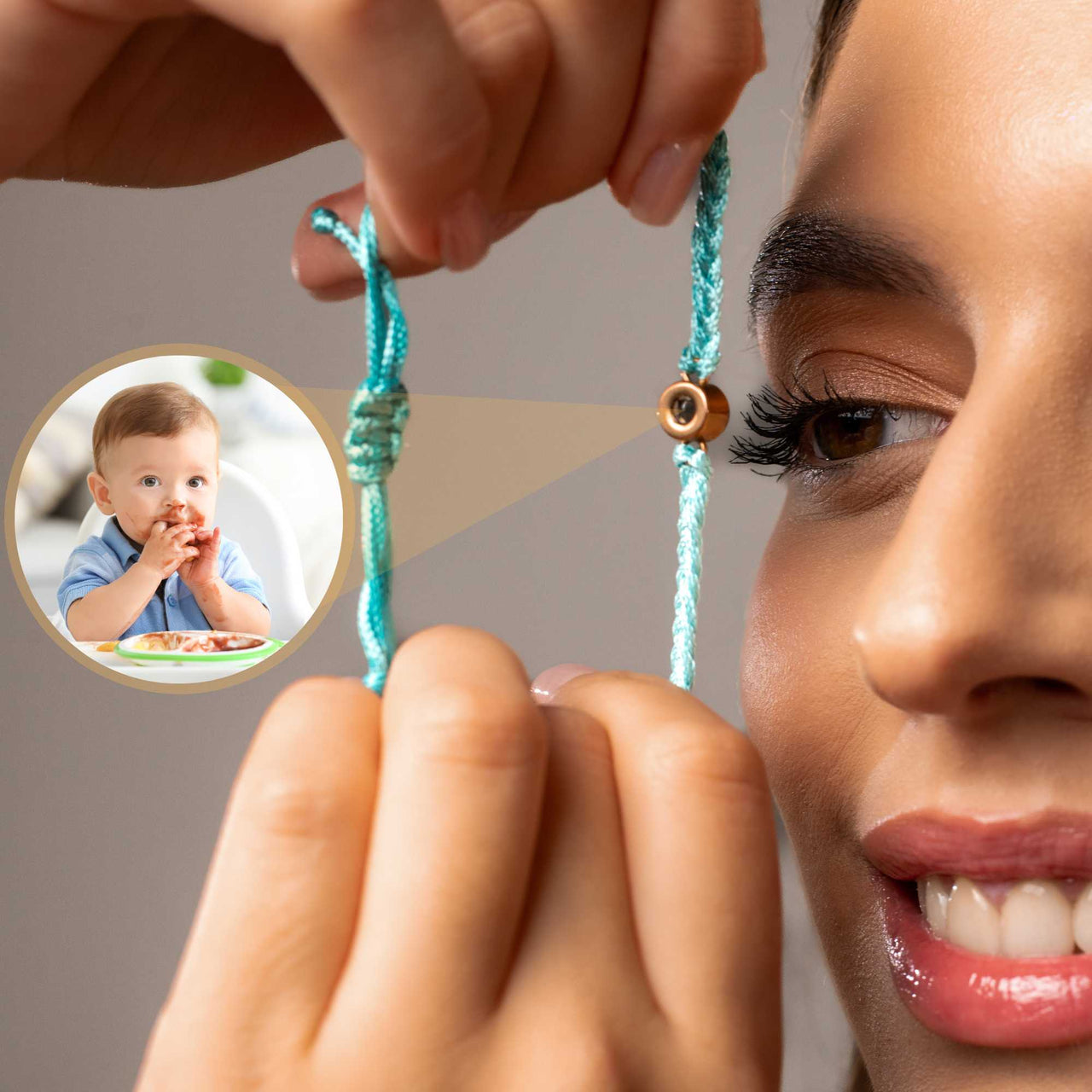 Circle Personalized Photo Bracelet - Personalized Gift - Custom Jewelry For Her & Him - Custom Bracelet Picture - Personalised Photo Gift Bracelet Brother & Sisters