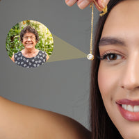 Thumbnail for Circle Photo Necklace - Personalised Necklace - Customised Necklace Necklace Brother & Sisters
