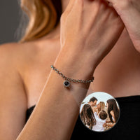 Thumbnail for Halo Personalized Photo Bracelet - Personalized Gift for Women - Custom Jewelry For Her - Custom Bracelet Picture - Personalised Photo Gift Bracelet Brother & Sisters