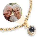 Thumbnail for Halo Personalized Photo Bracelet - Personalized Gift for Women - Custom Jewelry For Her - Custom Bracelet Picture - Personalised Photo Gift Bracelet Brother & Sisters