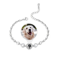 Thumbnail for Hearts Personalized Photo Bracelet - Personalized Gift for Women - Custom Jewelry For Her - Custom Bracelet Picture - Personalised Photo Gift Bracelet Brother & Sisters