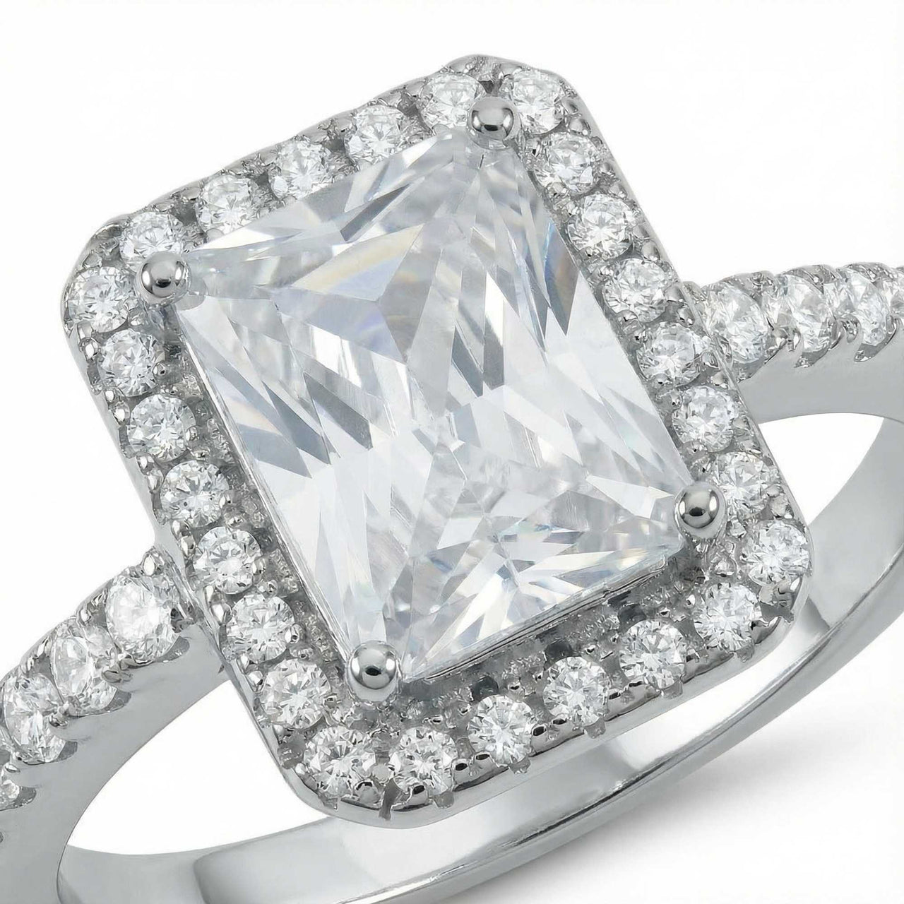 Silver Rectangle Ring