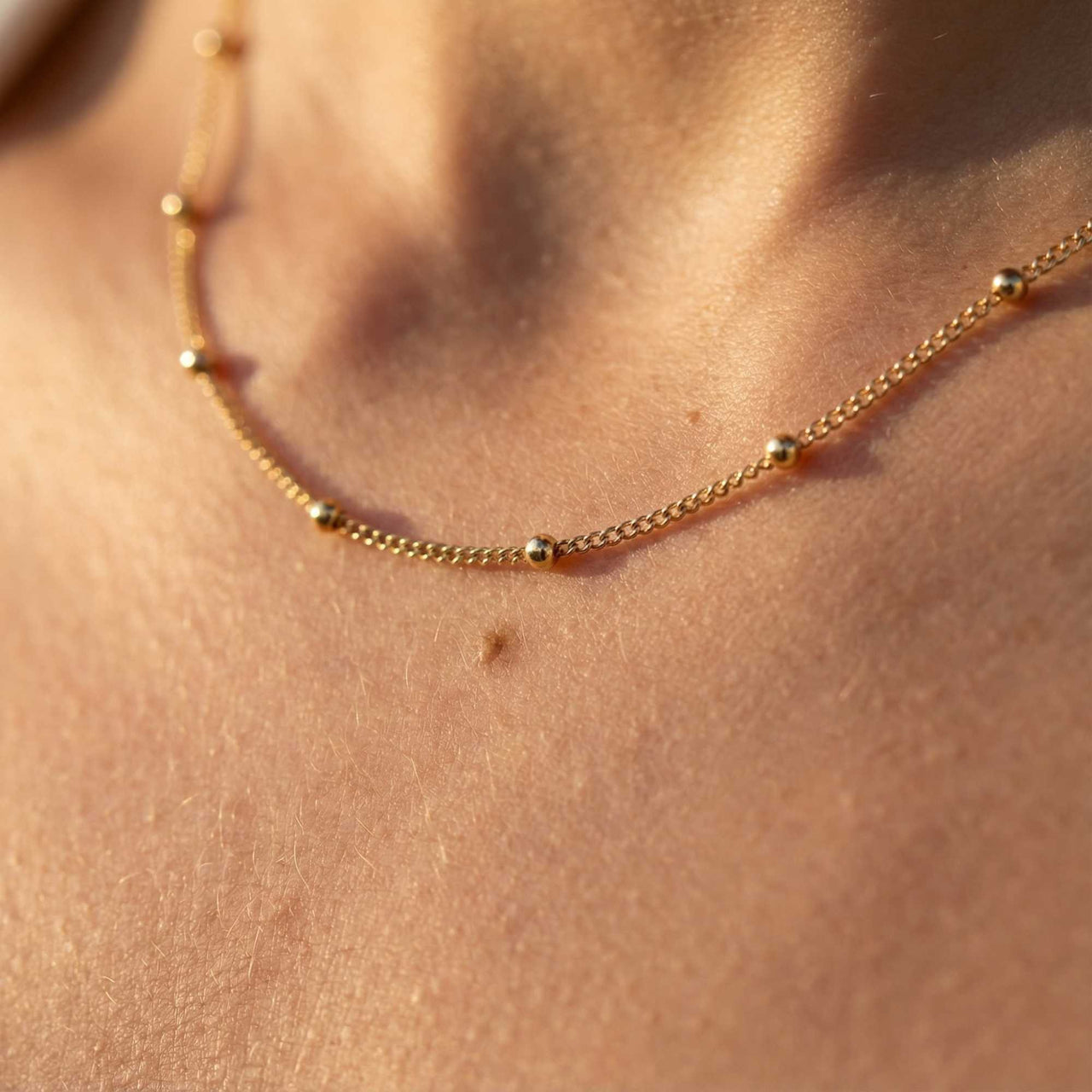 Julia Beaded Chain Necklace