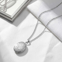 Thumbnail for Floral Photo Locket Necklace