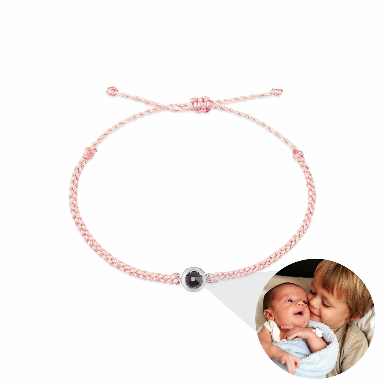 Circle Photo Bracelet