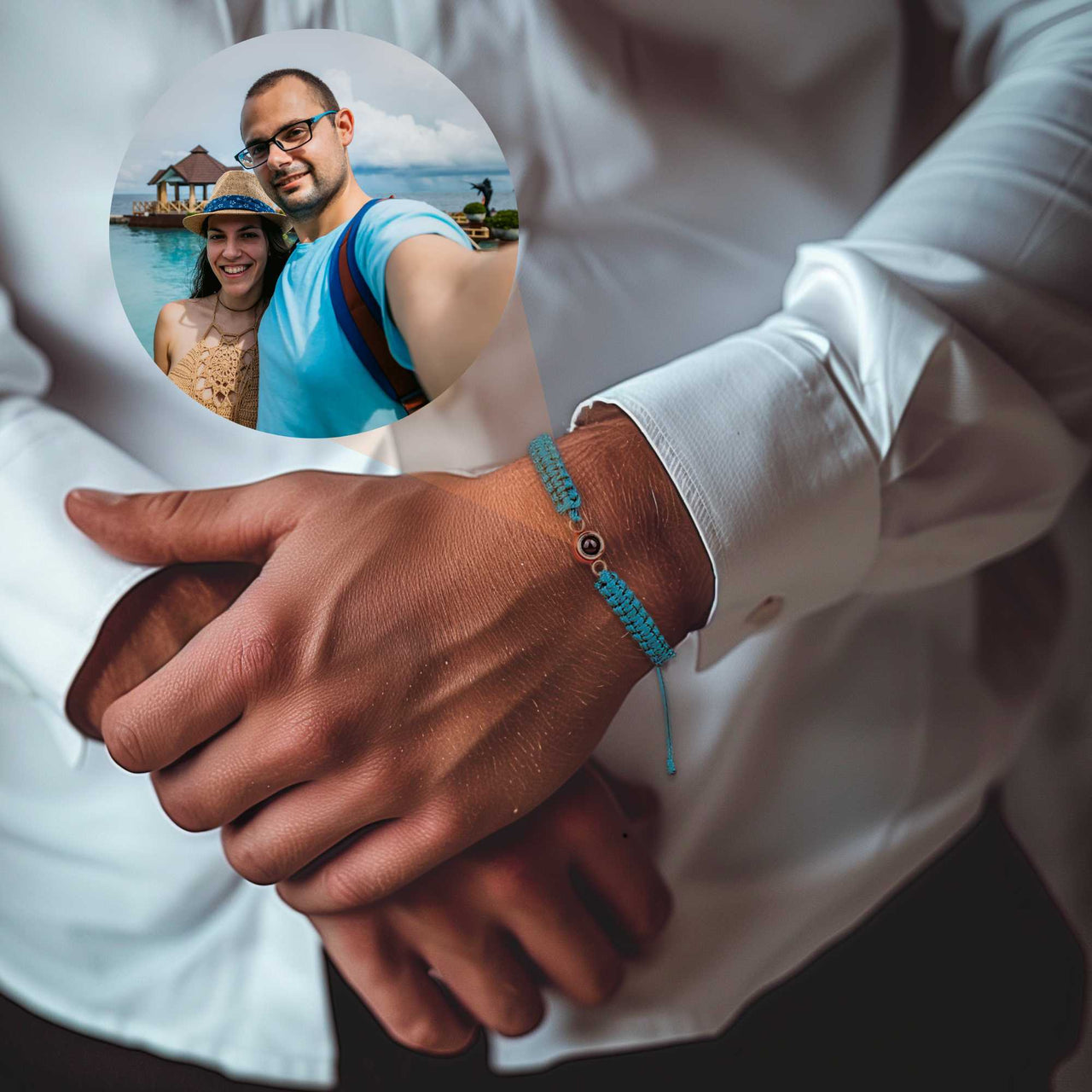 Man Photo Bracelet