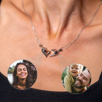 Thumbnail for Half-Heart Photo Necklace Set