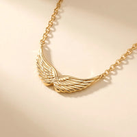 Thumbnail for Angel Wings Necklace, gold | SKU: 42001-gold