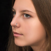 Thumbnail for Exclusive Nose Ring Radiance - Titanium Nose Jewelry - Gold Nose Ring - Nose Piercing Jewelry Nose Ring Brother & Sisters