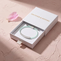 Thumbnail for Rope bracelet — in the gift box, silver | SKU: lamenthe-wg