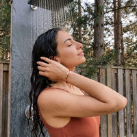 Thumbnail for Engraved bracelet — worn in the shower, waterproof, rose gold | SKU: lamour-rg