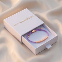 Thumbnail for Purple bracelet — in the gift box, rose gold | SKU: lemauve-rg