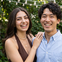 Thumbnail for Pearl necklace — worn by a couple, gold | SKU: lepure