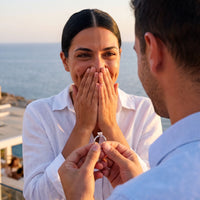 Thumbnail for Stainless steel ring — a marriage proposal, silver | SKU: 33759698-4.5-silver