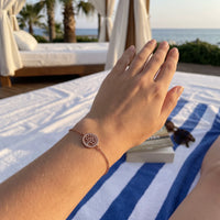 Thumbnail for Tree of life jewellery — worn, real size, rose gold | SKU: 18963309-rose-gold