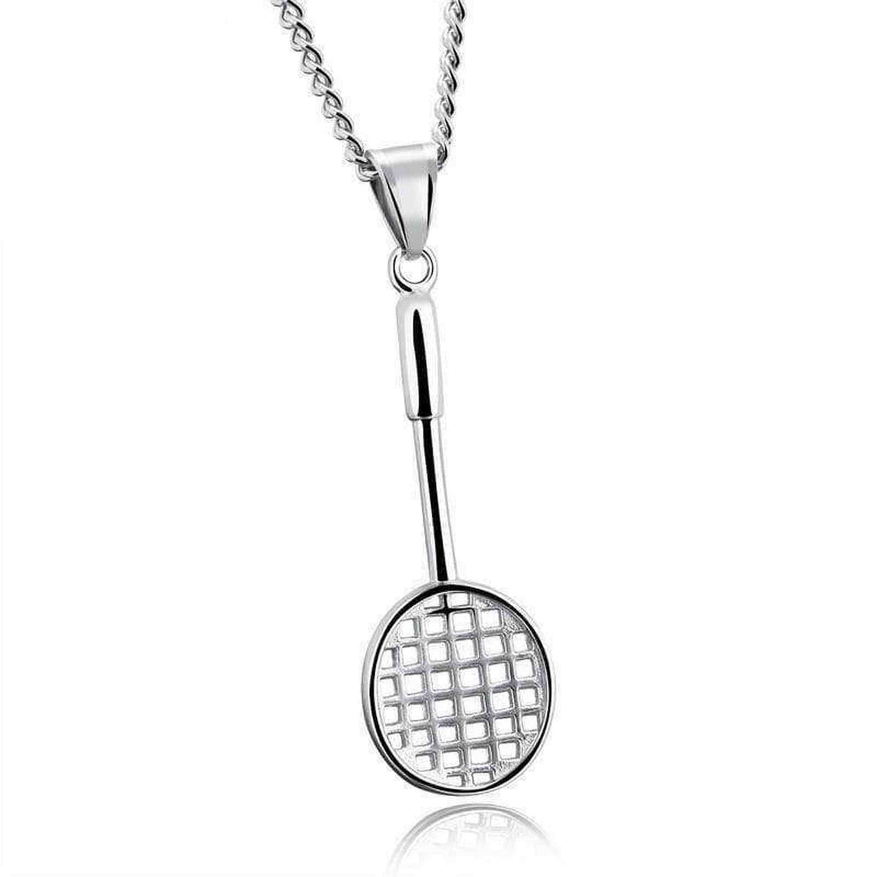 Badminton Racket Necklace Necklace 18k White Gold Brother & Sisters