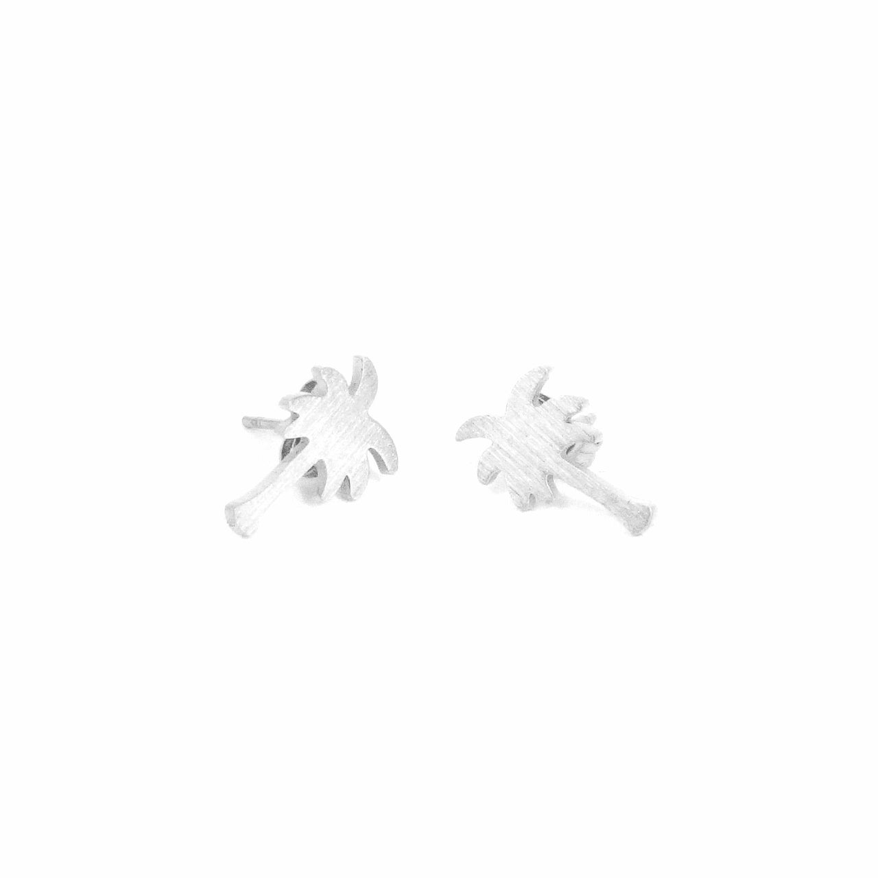Little Palm Earrings Earrings 18k White Gold Brother & Sisters
