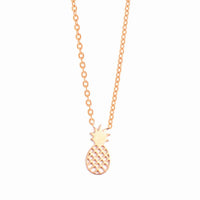 Thumbnail for Little Pineapple Necklace Necklace 18k Rose Gold Brother & Sisters