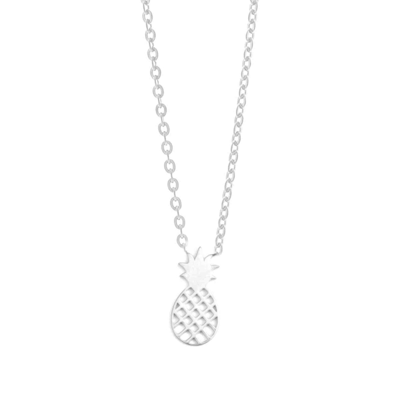 Little Pineapple Necklace Necklace 18k White Gold Brother & Sisters